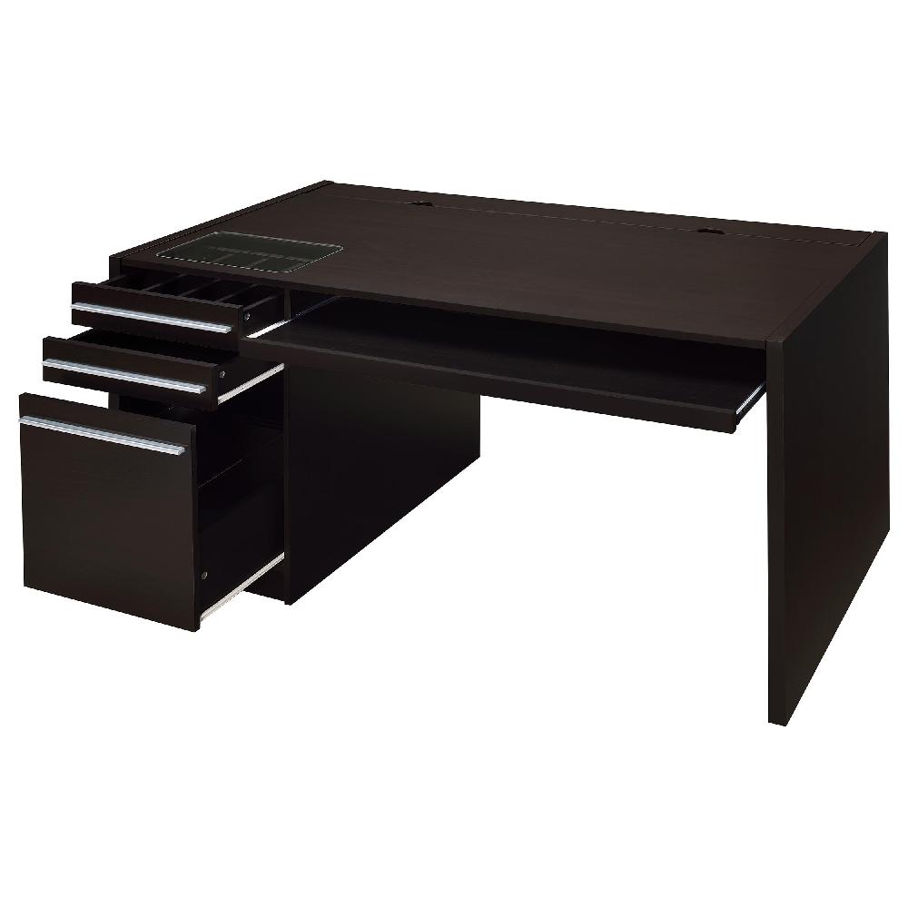 Coaster Halston 60-inch 3-drawer Office Computer Desk Cappuccino