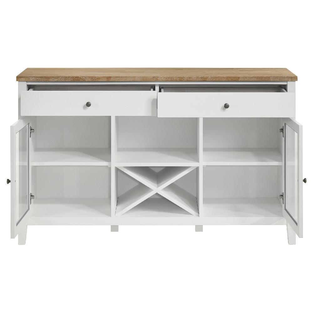 Coaster Hollis 2-door Dining Sideboard Buffet Storage Cabinet White