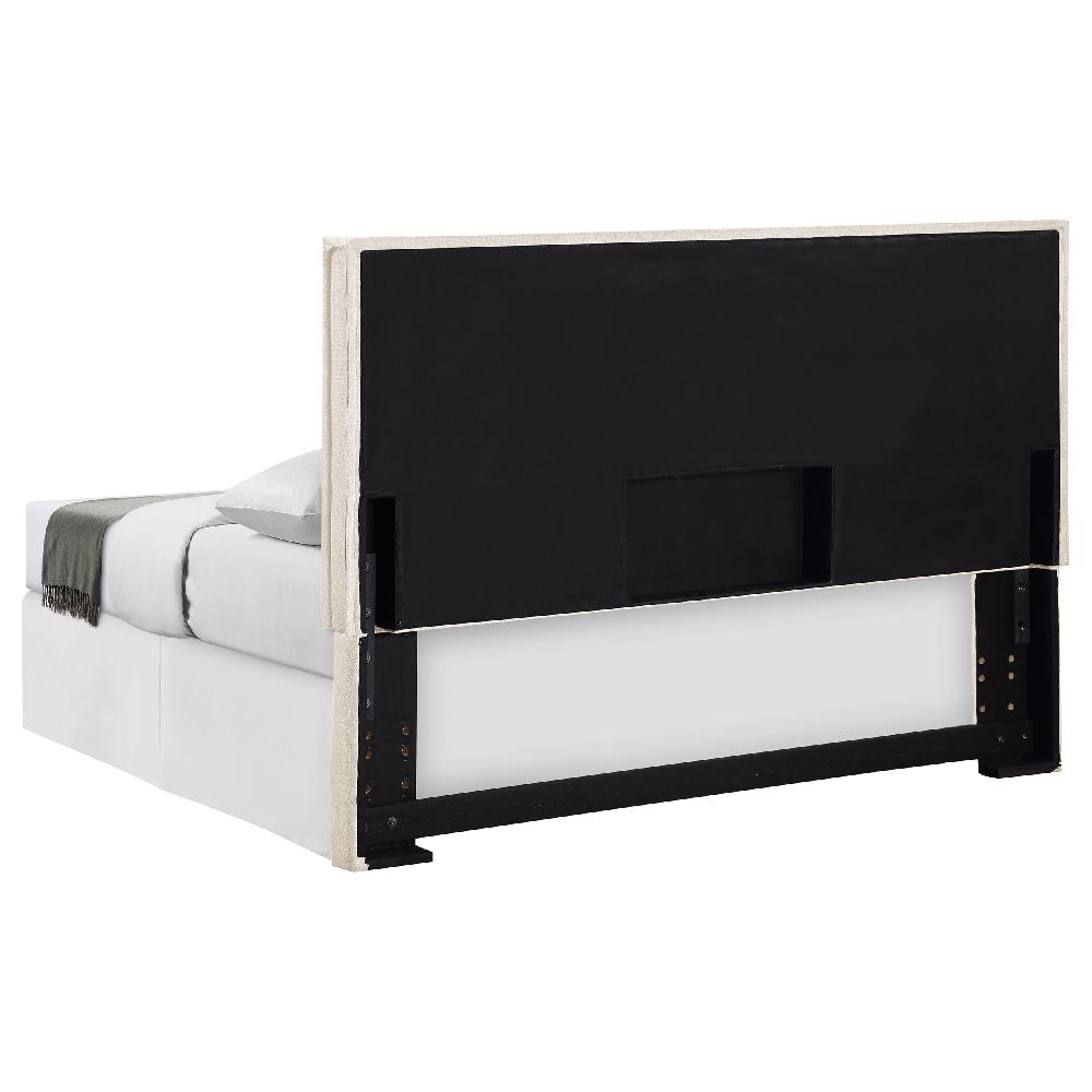 Coaster Izzy Upholstered Queen Or Full Panel Headboard Sand