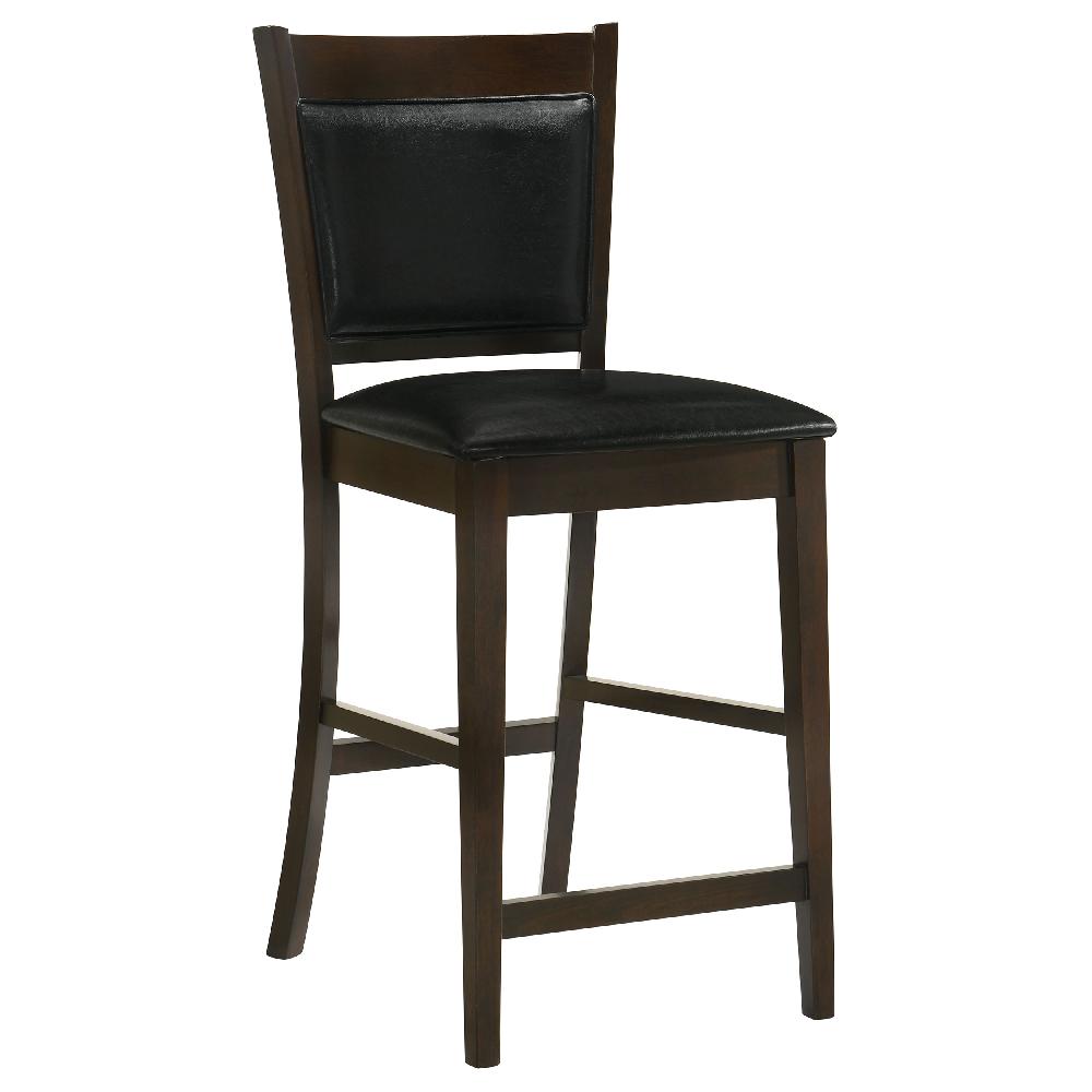 Coaster Jaden Upholstered Counter Chair Espresso (Set Of 2)