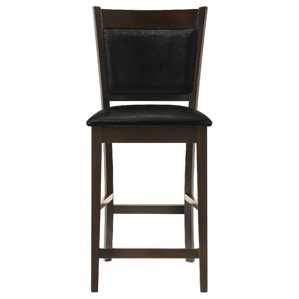 Coaster Jaden Upholstered Counter Chair Espresso (Set Of 2)
