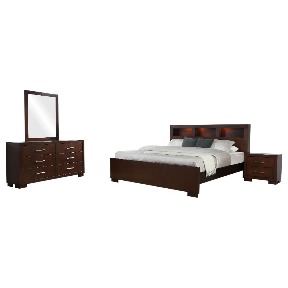 Coaster Jessica 4-piece Queen Bedroom Set Cappuccino