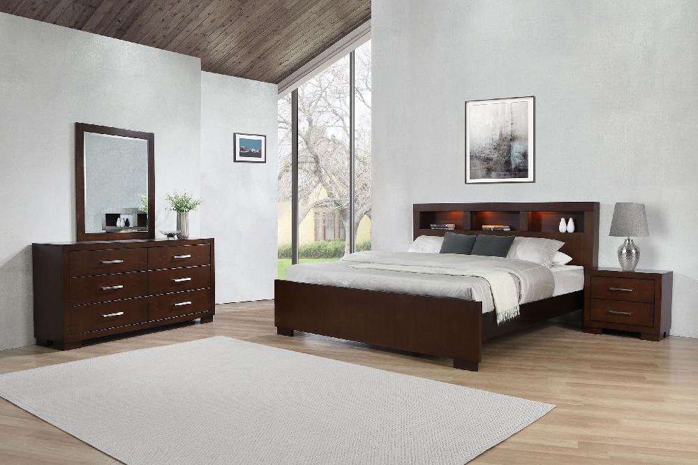 coaster Jessica 4-piece Queen Bedroom Set Cappuccino