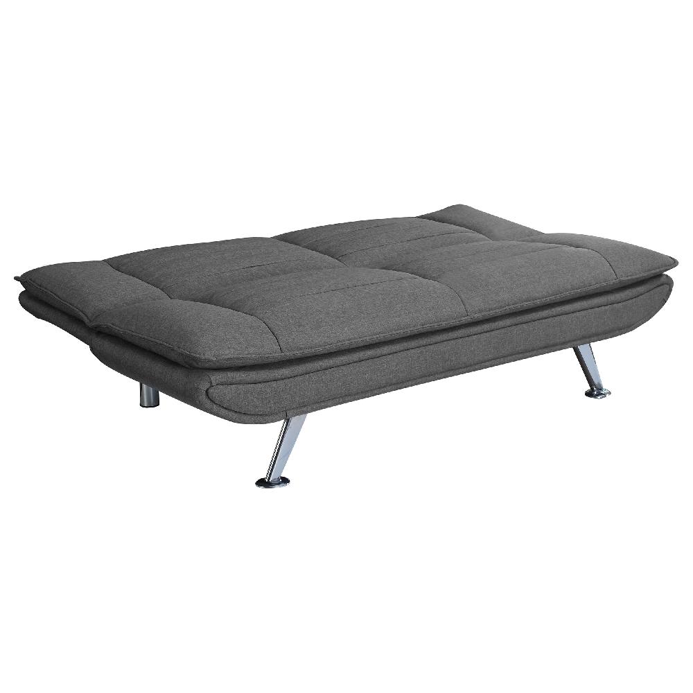 Coaster Julian Upholstered Tufted Convertible Sofa Bed Grey