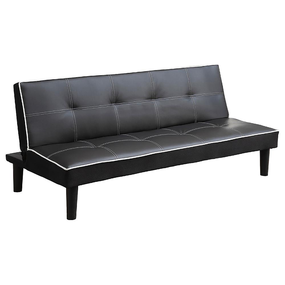 coaster Katrina Upholstered Tufted Convertible Sofa Bed Black