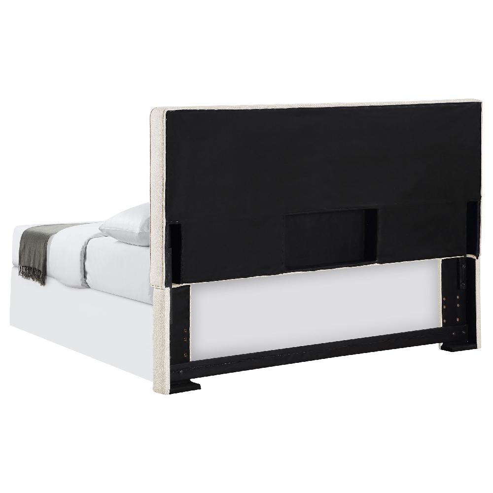 Coaster Kosmo Upholstered Queen Or Full Panel Headboard Sand