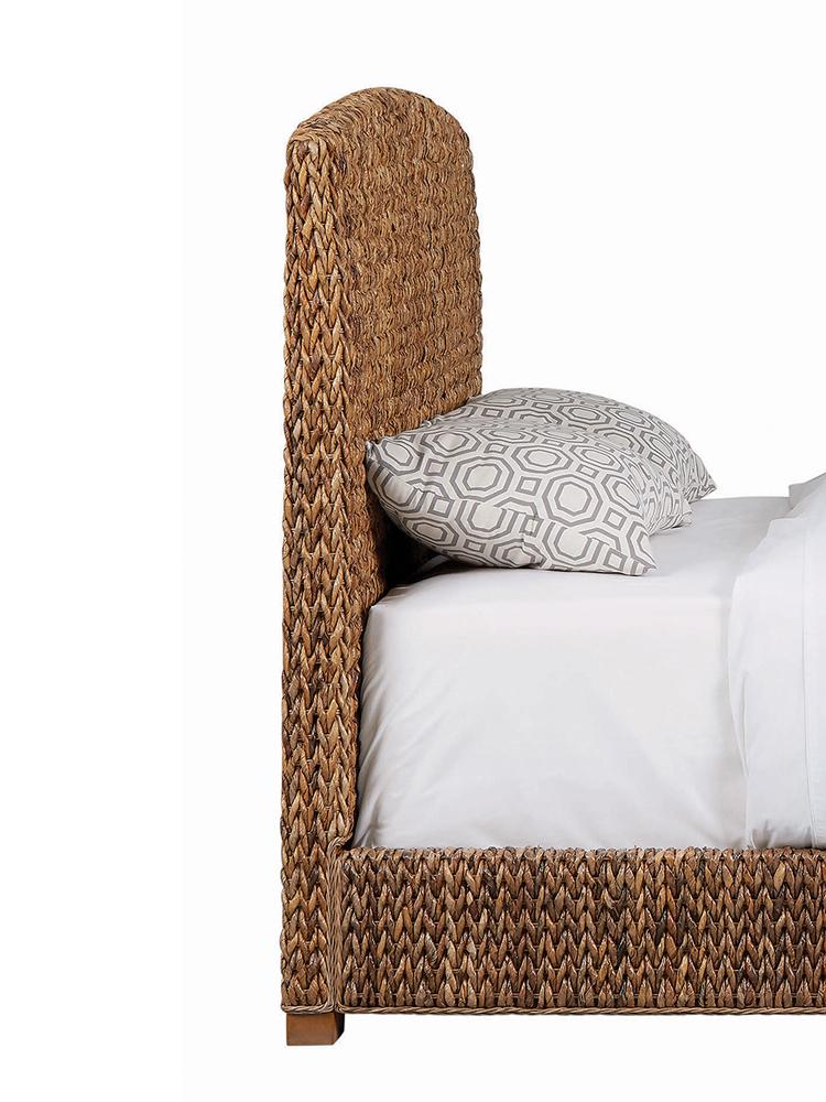 Coaster Laughton Woven Banana Leaf Queen Panel Headboard Amber