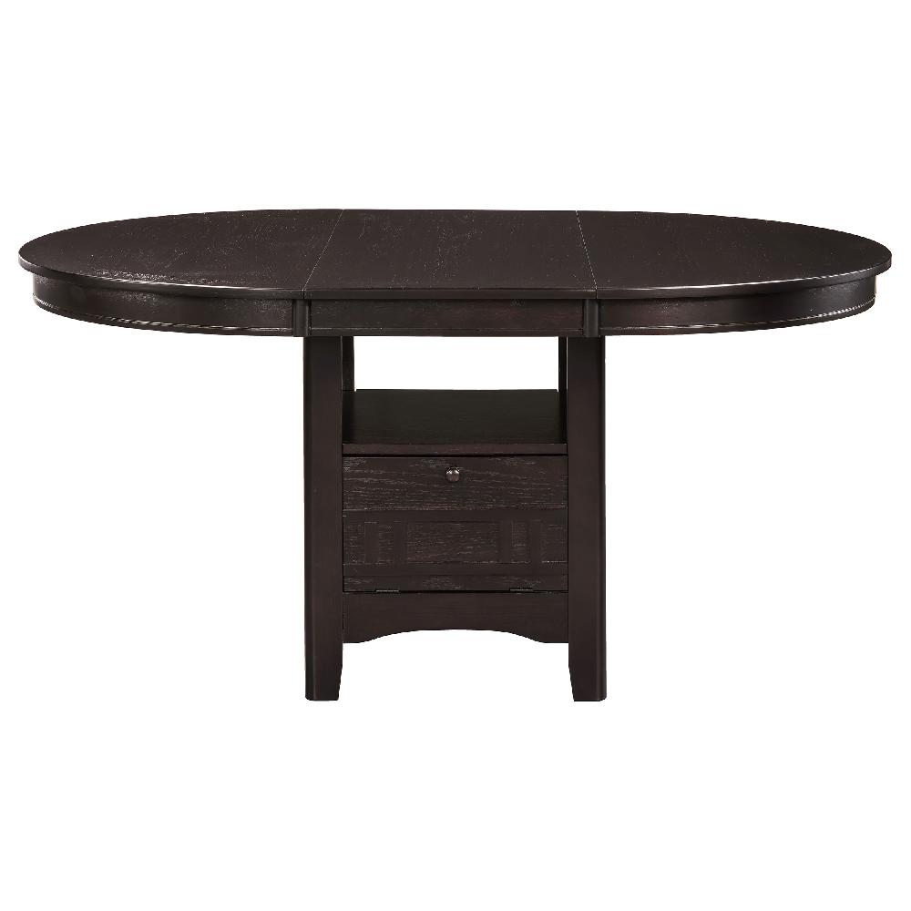 Coaster Lavon 5-piece Oval Extension Leaf Dining Set Espresso