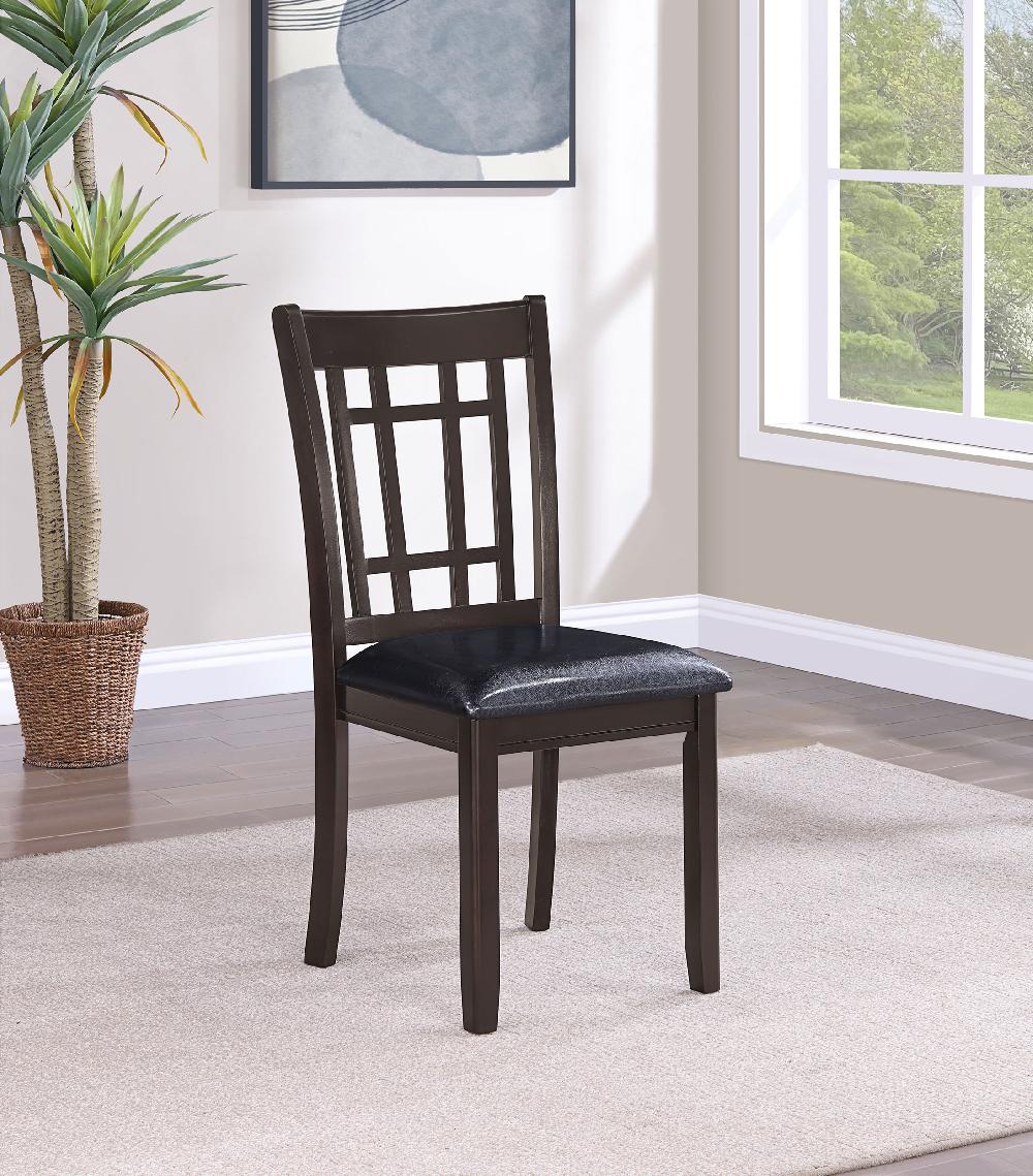 Coaster Lavon Wood Dining Side Chair Espresso (Set Of 2)