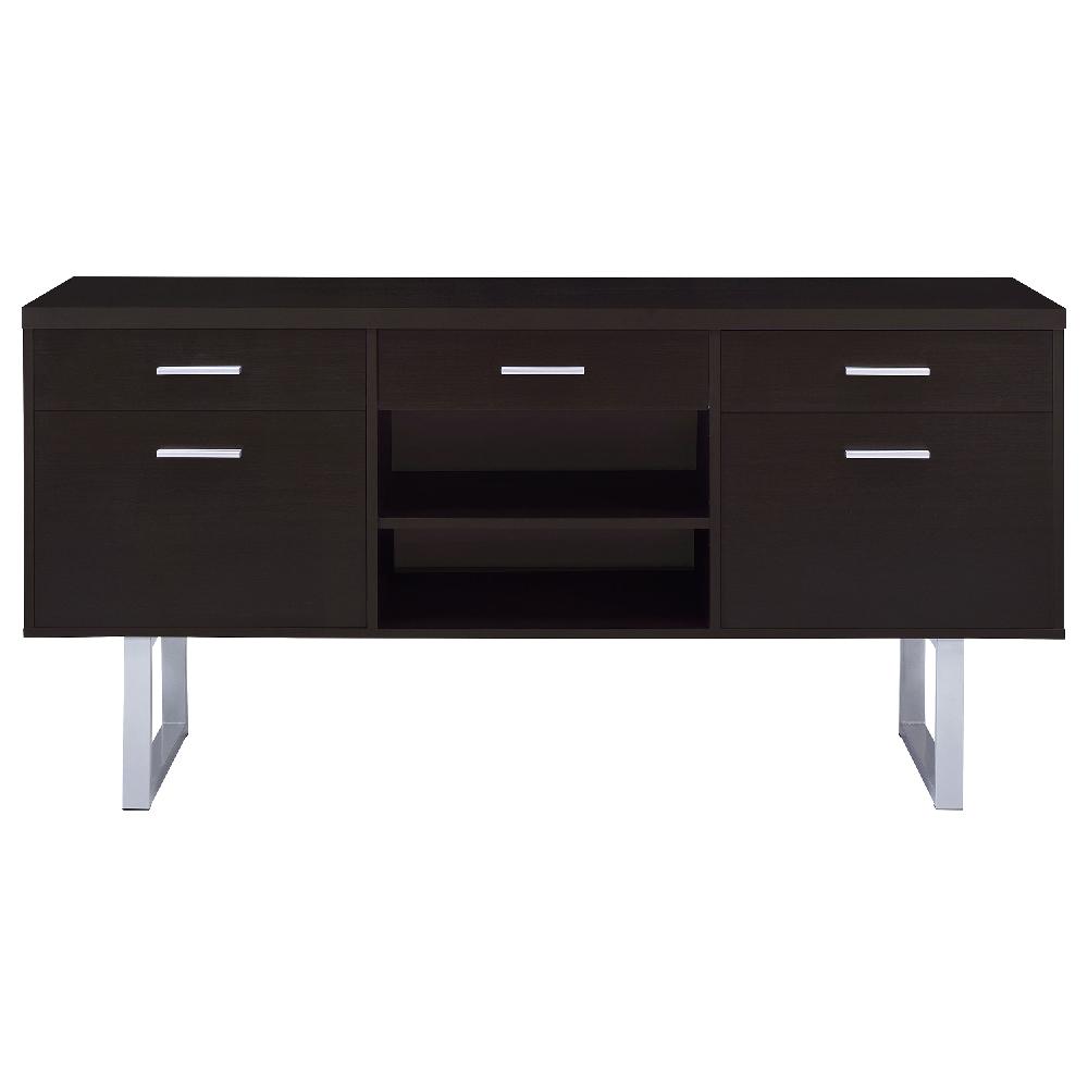 Coaster Lawtey 5-drawer Home Office Storage Credenza Cappuccino