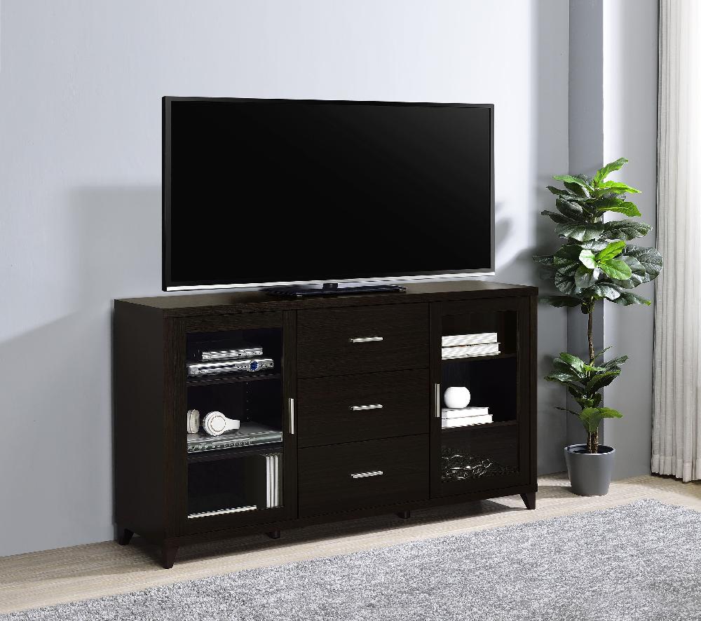 Coaster Lewes 2-door Engineered Wood 60-inch TV Stand Cappuccino