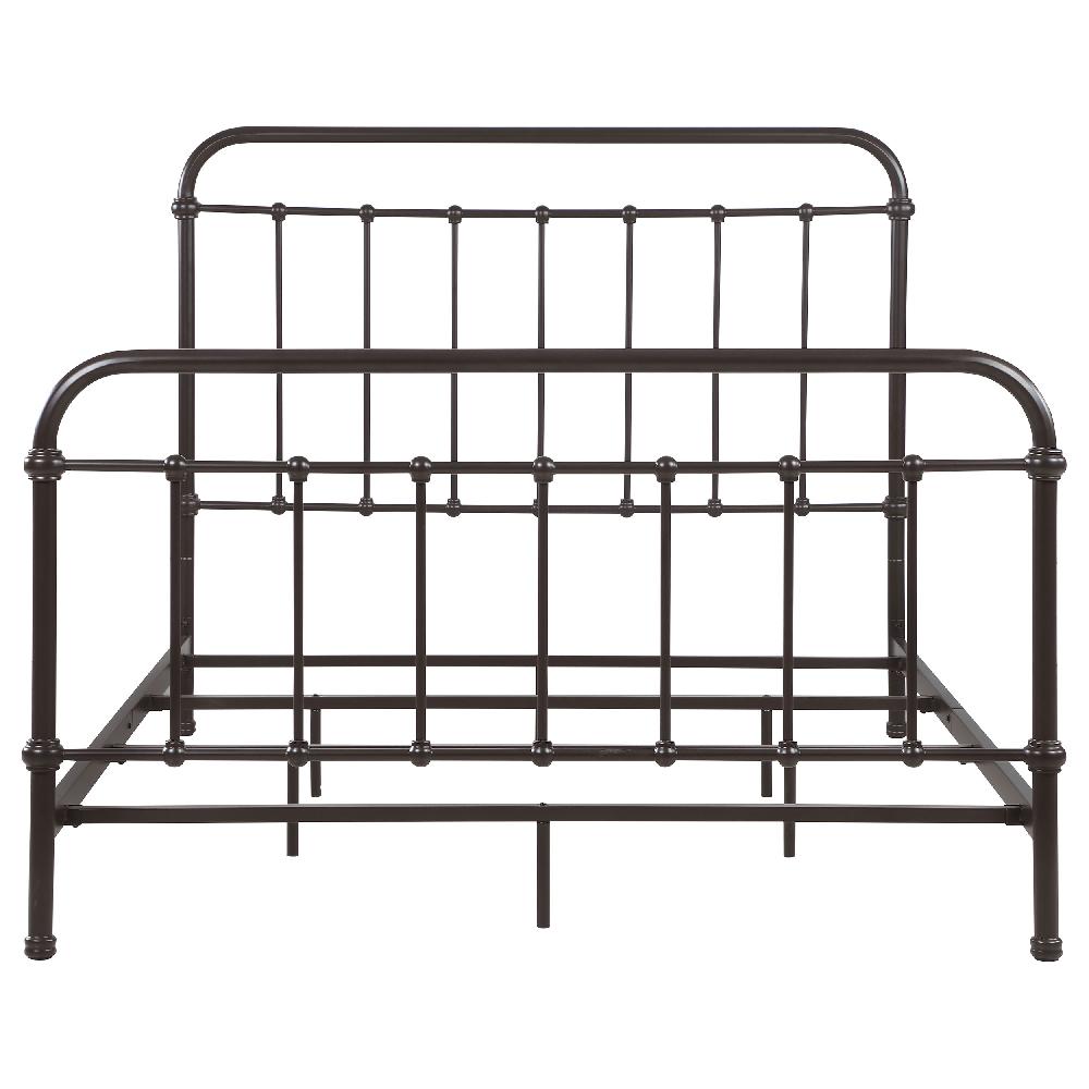 Coaster Livingston Metal Queen Open Frame Bed Dark Bronze
