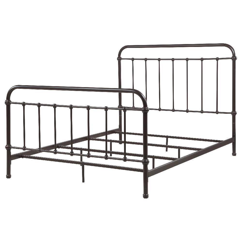Coaster Livingston Metal Queen Open Frame Bed Dark Bronze