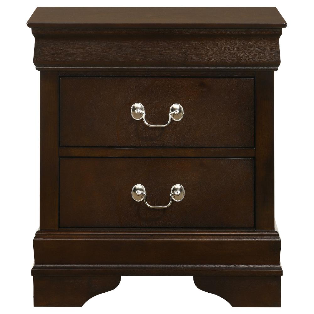 Coaster Louis Philippe 2-drawer Nightstand Cappuccino