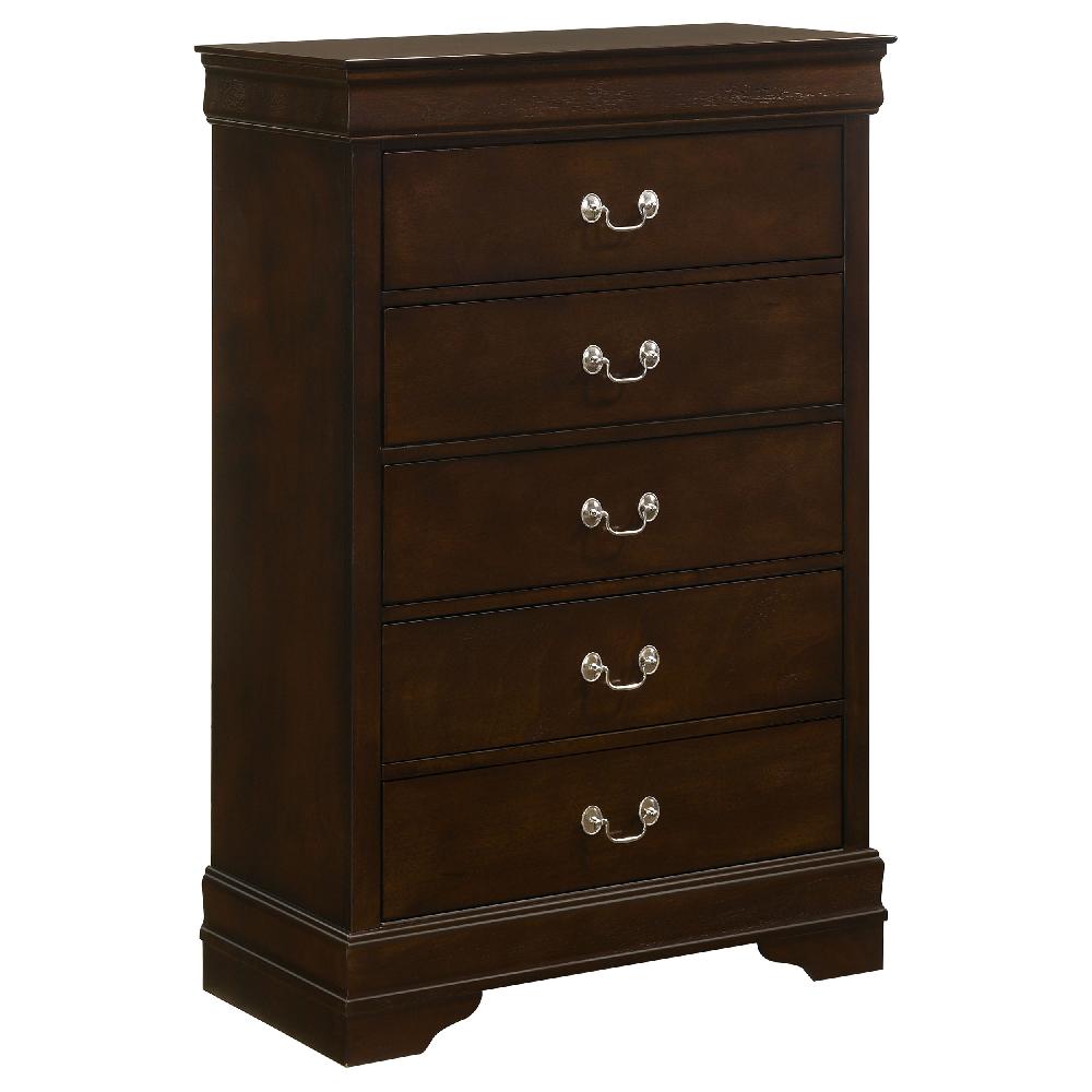 coaster Louis Philippe 5-drawer Bedroom Chest Cappuccino