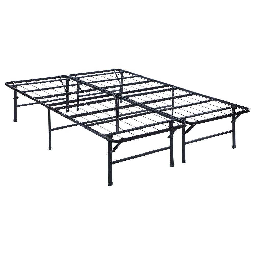 coaster Mabel Metal Queen Mattress Support Platform Bed Black