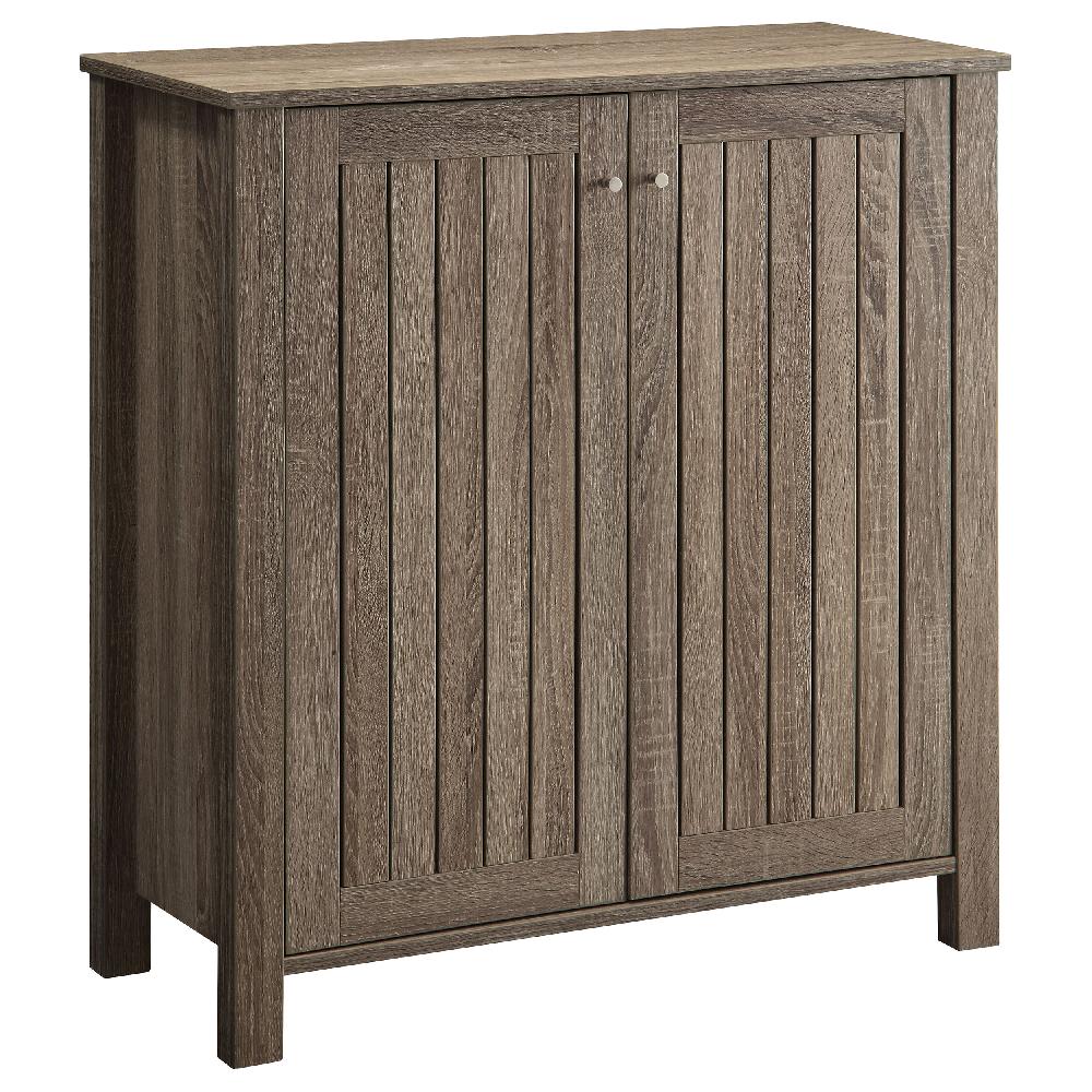 coaster Marisa 4-shelf Engineered Wood Shoe Cabinet Dark Taupe
