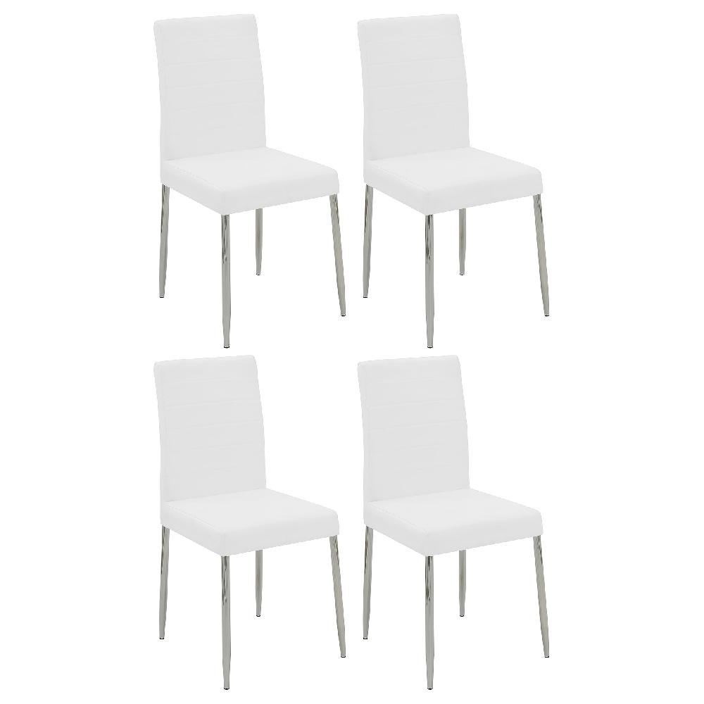 coaster Maston Upholstered Dining Side Chair White (Set of 4)