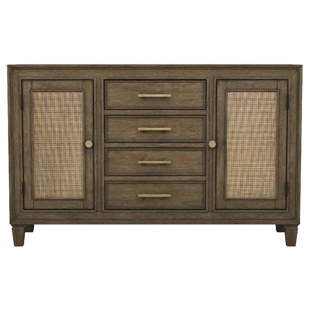 Coaster Matisse 4-drawer Sideboard Buffet Cabinet Light Brown