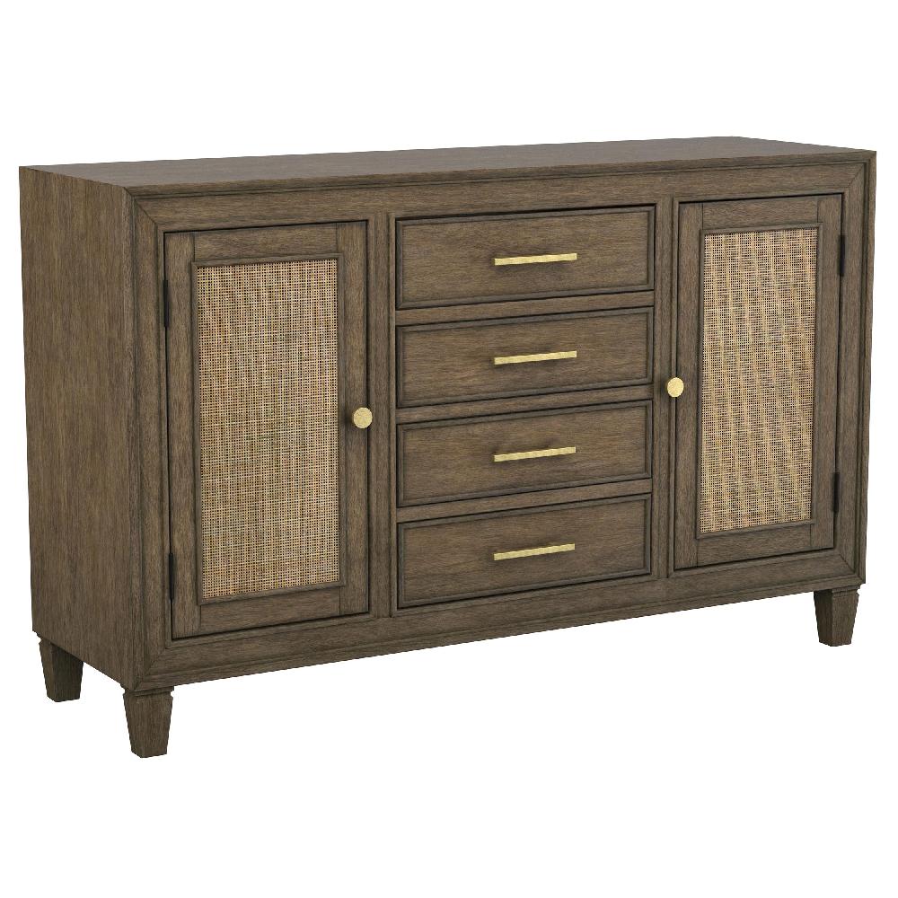 coaster Matisse 4-drawer Sideboard Buffet Cabinet Light Brown