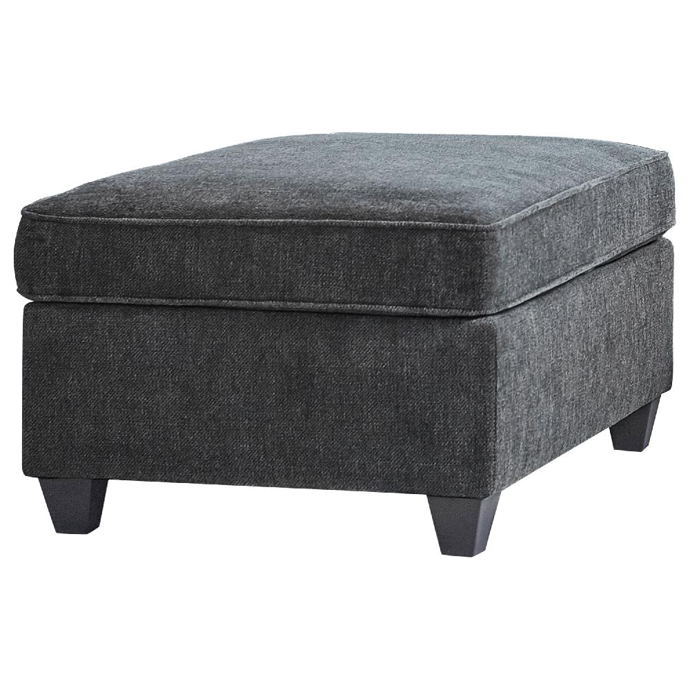 coaster Mccord Rectangular Upholstered Ottoman Dark Grey