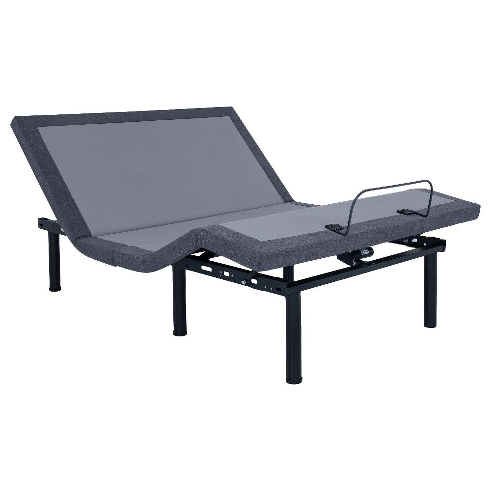 coaster Negan Queen Adjustable Bed Base Grey and Black