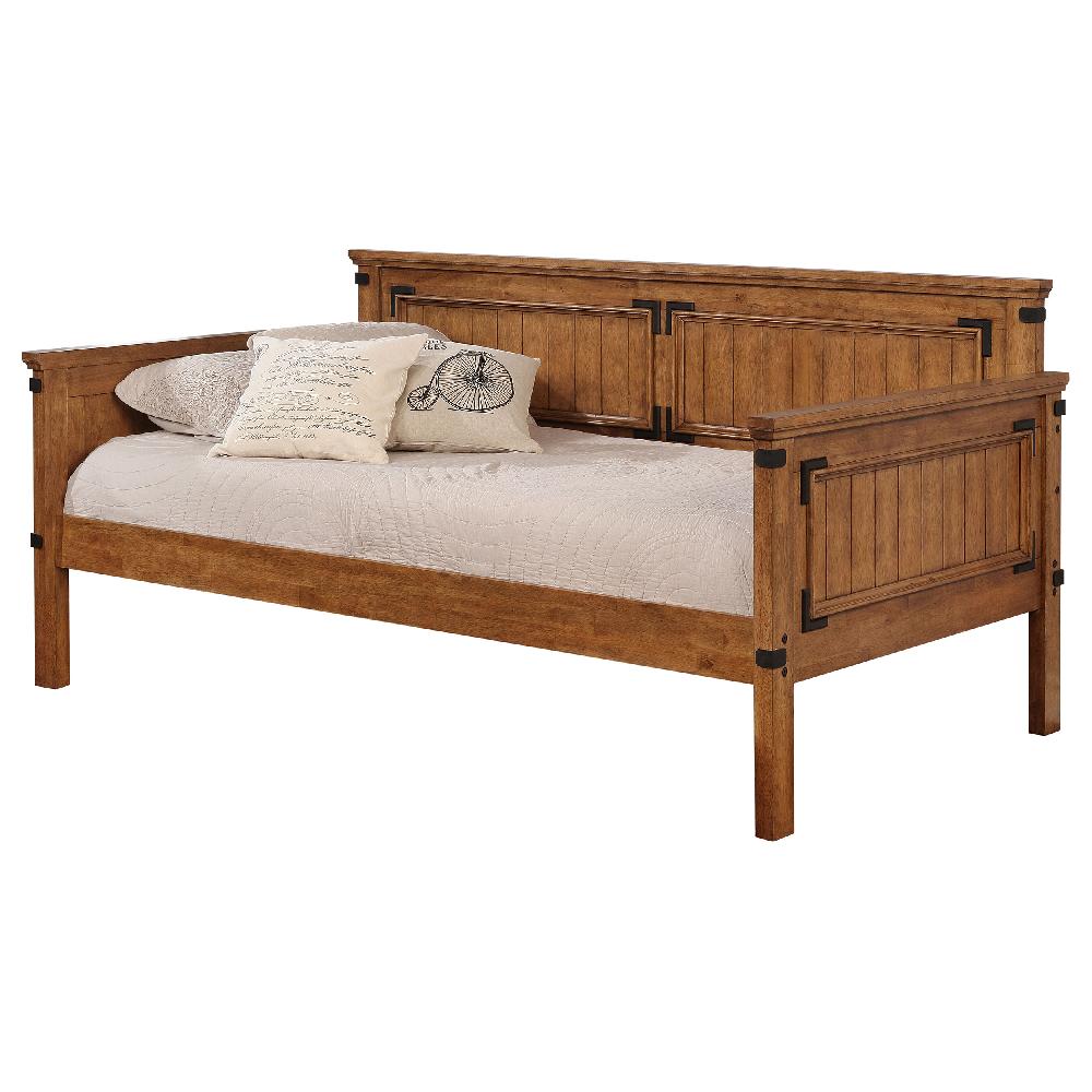 Coaster Oakdale Wood Twin Daybed With Trundle Rustic Honey