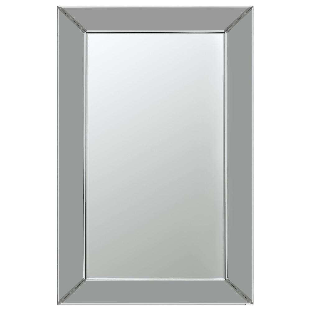 coaster Pinciotti 36 x 24 Inch Beveled Frame Wall Mirror Silver