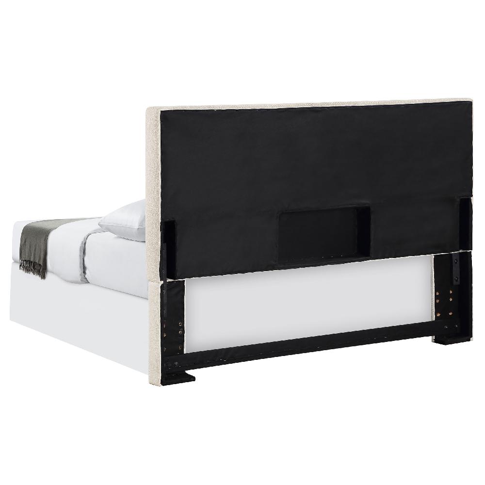Coaster Pirro Upholstered Queen Or Full Panel Headboard Sand