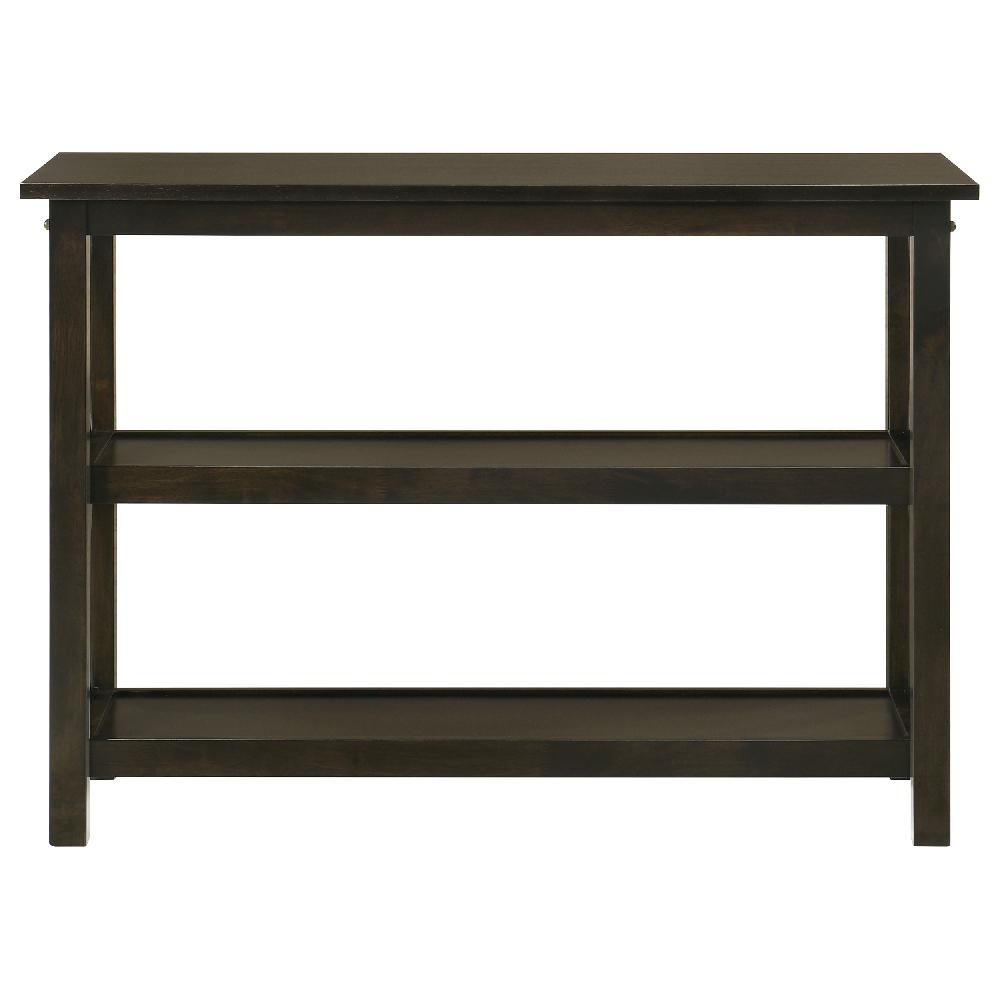 Coaster Rachelle 2-shelf Wood Entryway Console Table Deep Merlot