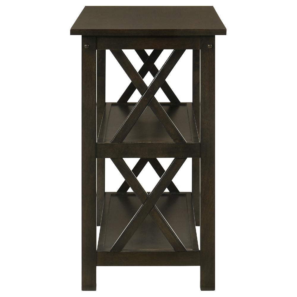 Coaster Rachelle 2-shelf Wood Entryway Console Table Deep Merlot