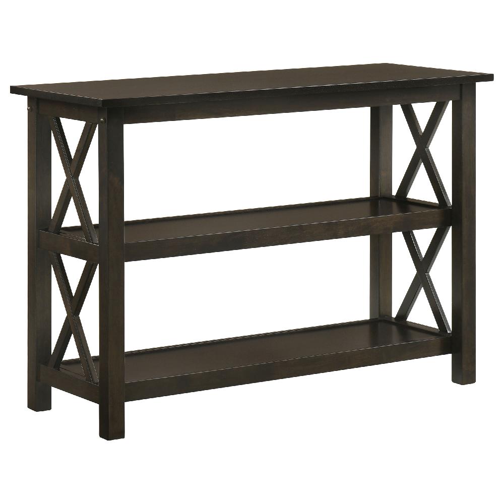 coaster Rachelle 2-shelf Wood Entryway Console Table Deep Merlot