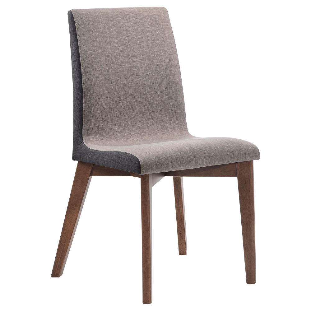 Coaster Redbridge Upholstered Dining Side Chair Walnut (Set Of 2)