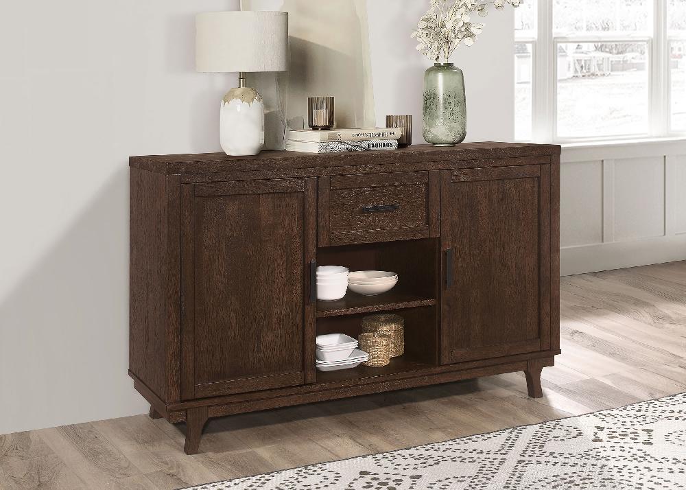 Coaster Reynolds 2-door Sideboard Buffet Storage Cabinet Brown Oak