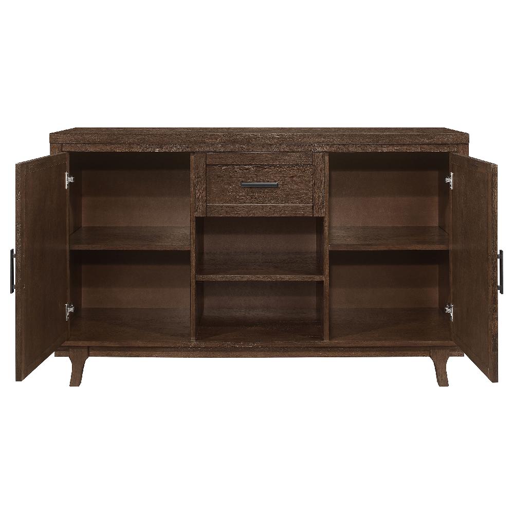 Coaster Reynolds 2-door Sideboard Buffet Storage Cabinet Brown Oak