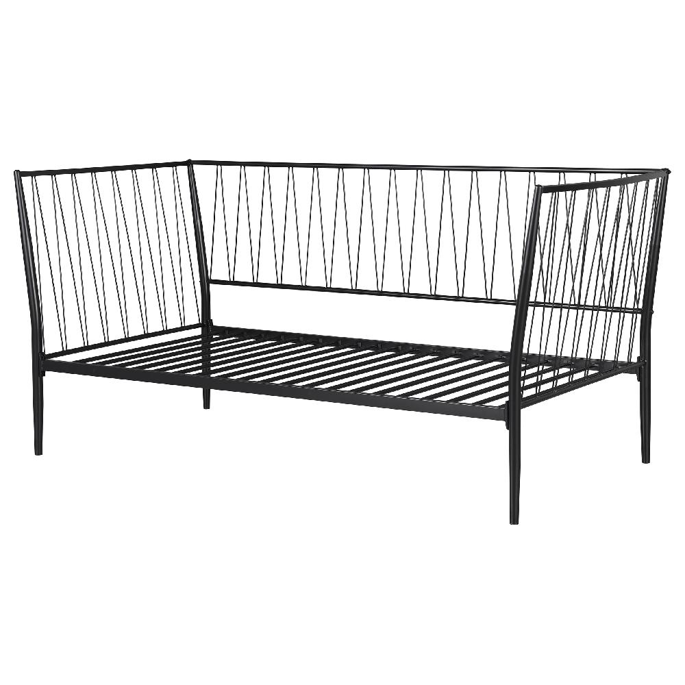 Coaster Richland Metal Twin Daybed Bed Frame Matte Black