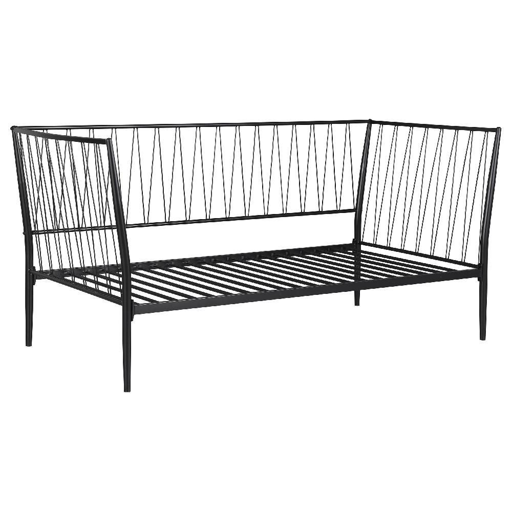 coaster Richland Metal Twin Daybed Bed Frame Matte Black