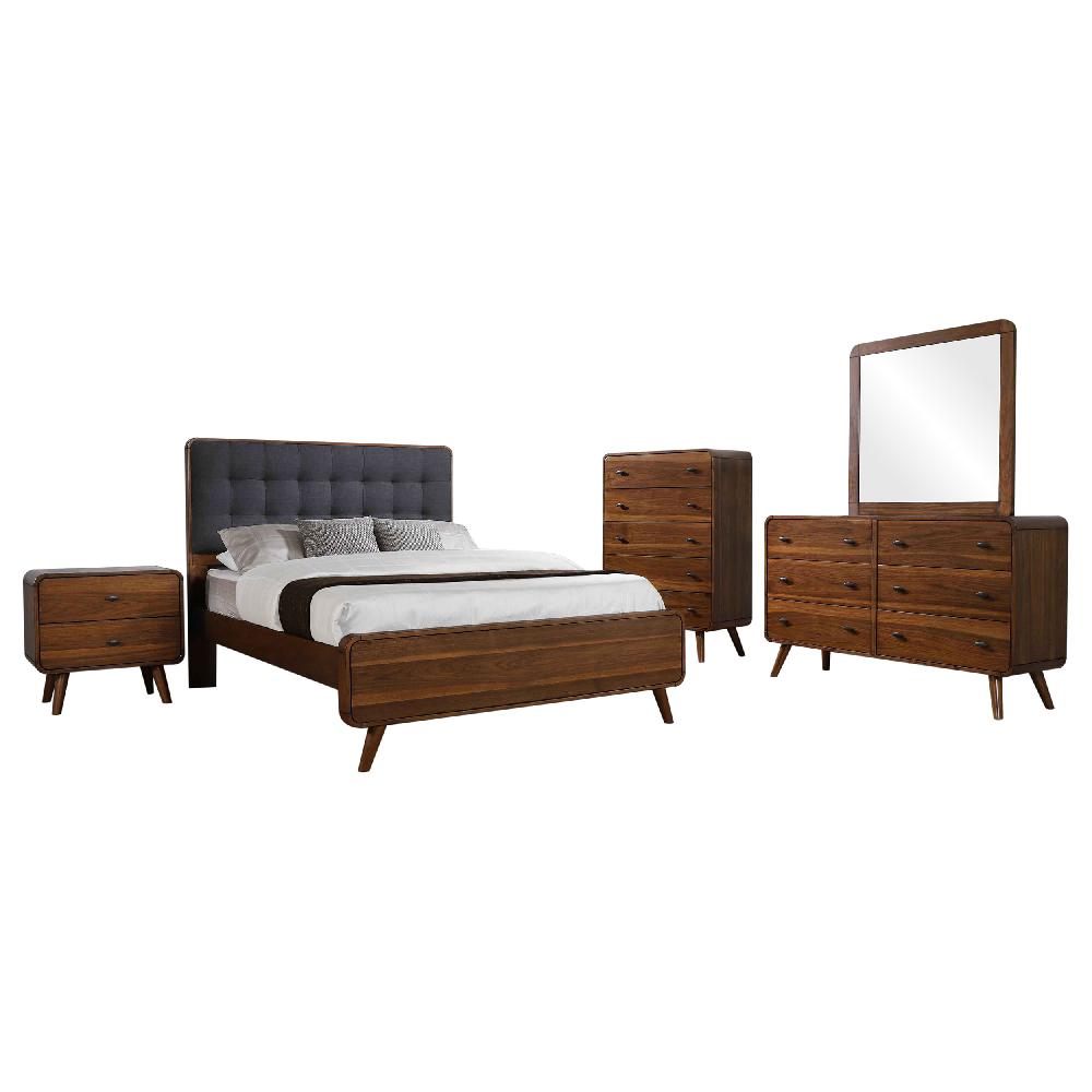 Coaster Robyn 5-piece Queen Bedroom Set Dark Walnut