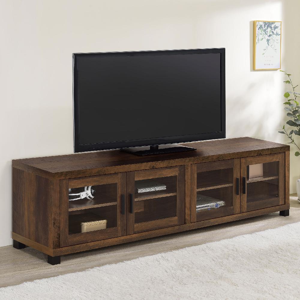 Coaster Sachin 4-door Engineered Wood 79-inch TV Stand Dark Pine