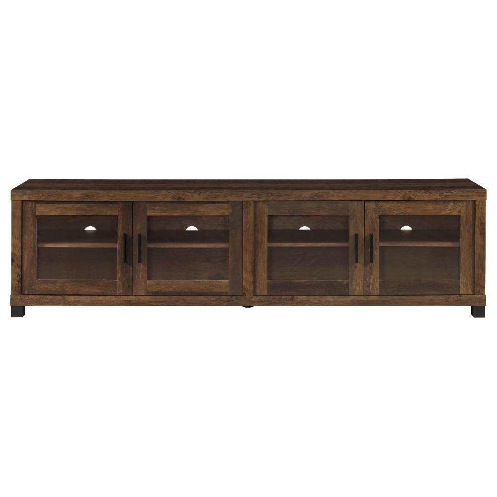 Coaster Sachin 4-door Engineered Wood 79-inch TV Stand Dark Pine