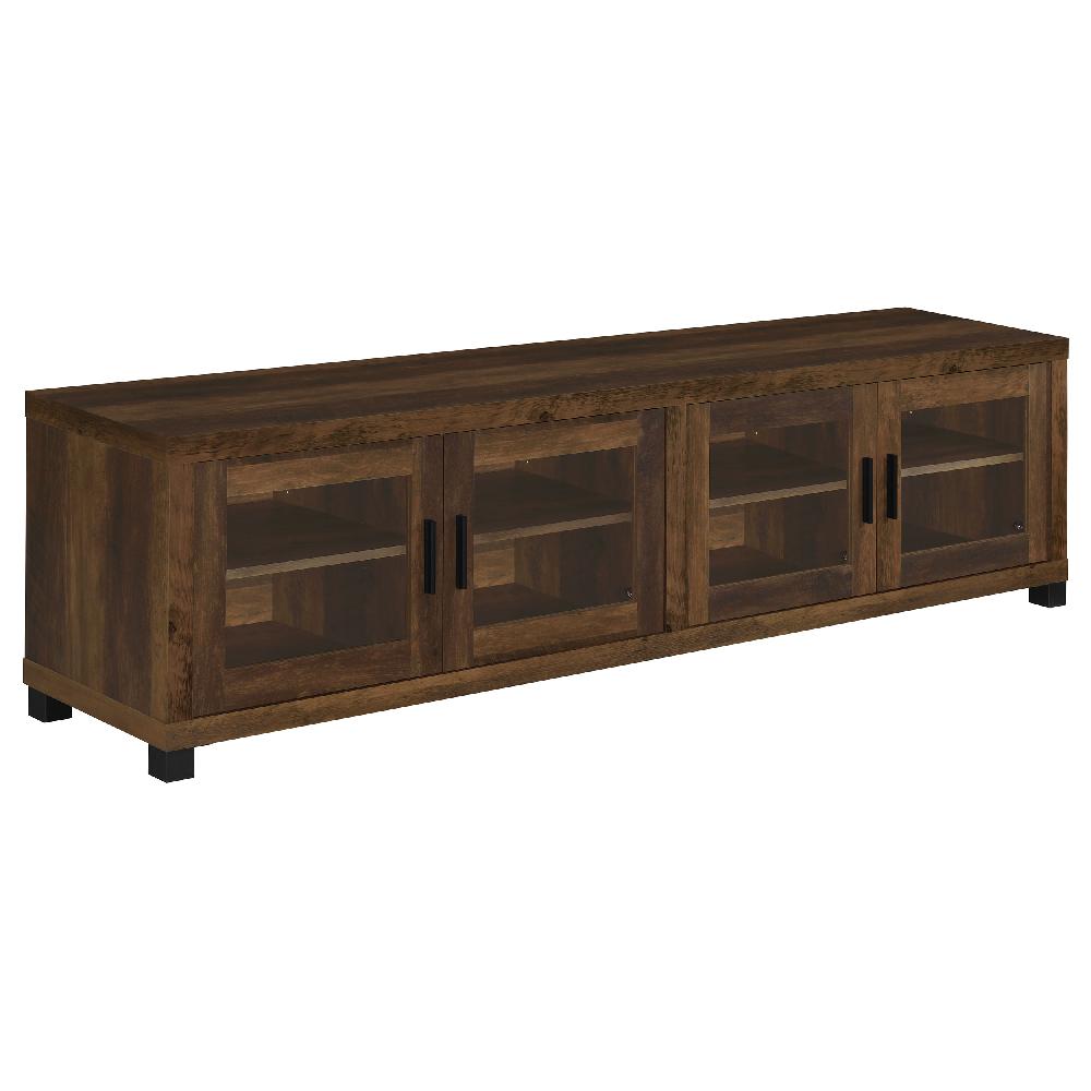 coaster Sachin 4-door Engineered Wood 79-inch TV Stand Dark Pine