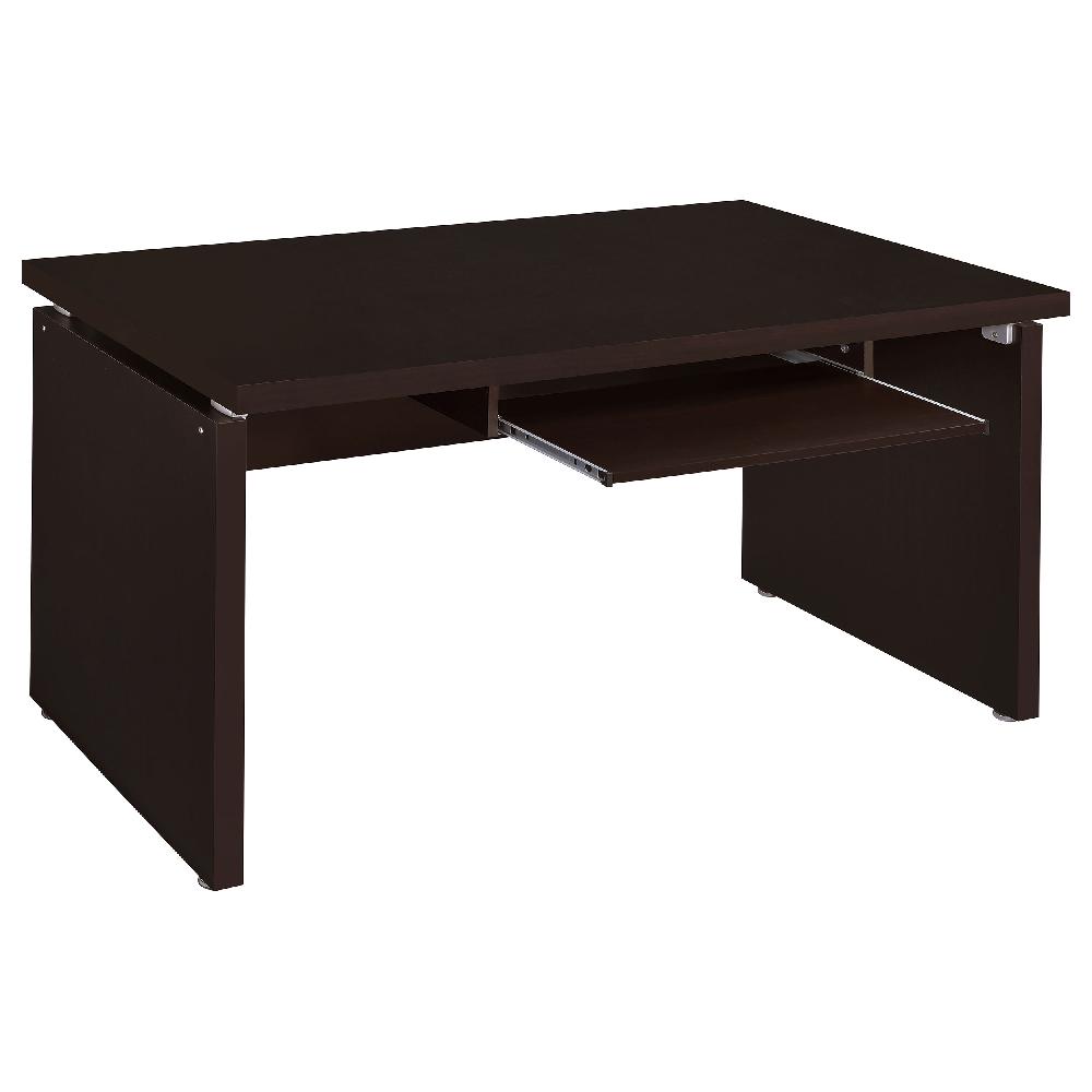 Coaster Skylar 55-inch Computer Desk With Keyboard Drawer Cappuccino