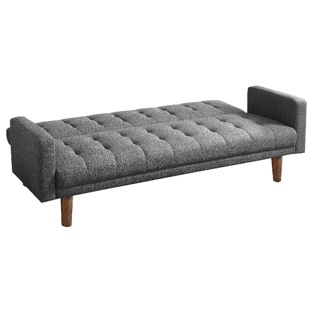 Coaster Sommer Upholstered Tufted Convertible Sofa Bed Grey