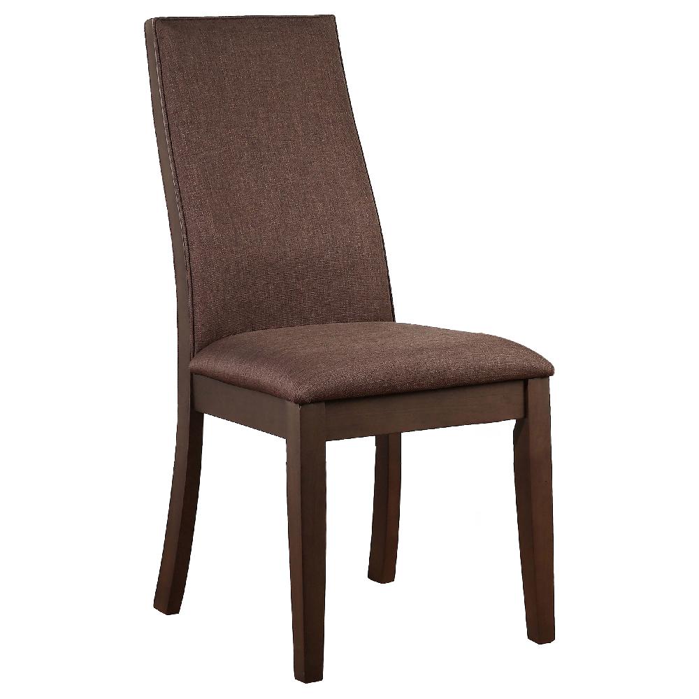 Coaster Spring Creek Upholstered Dining Chair Chocolate (Set Of 2)
