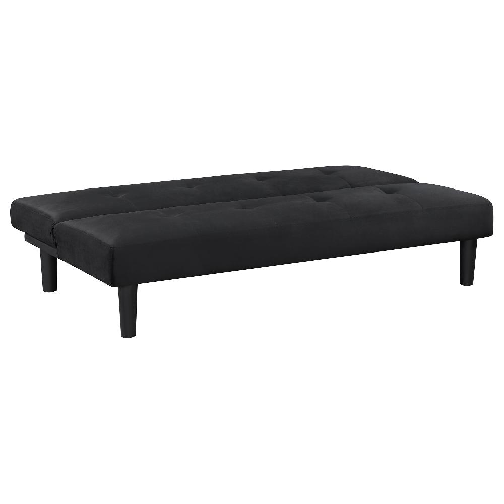Coaster Stanford Upholstered Tufted Convertible Sofa Bed Black