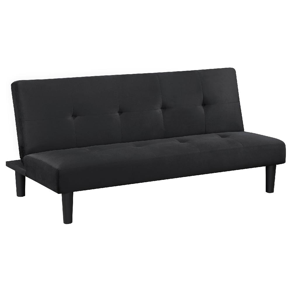 coaster Stanford Upholstered Tufted Convertible Sofa Bed Black