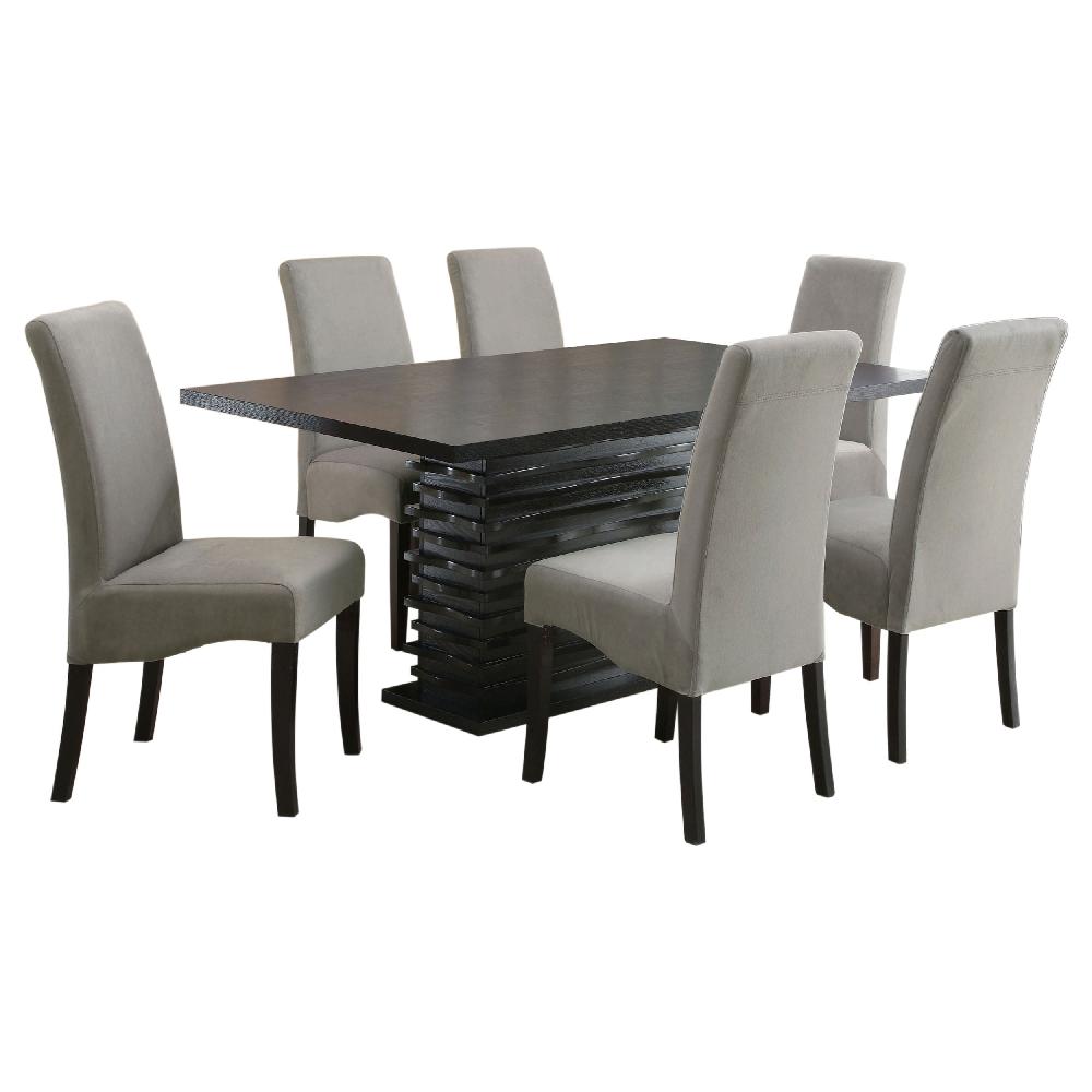 Coaster Stanton 7-piece Rectangular Dining Table Set Grey