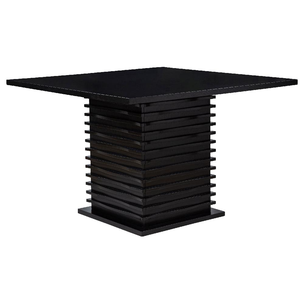 coaster Stanton Square 54-inch Counter Height Dining Table Black