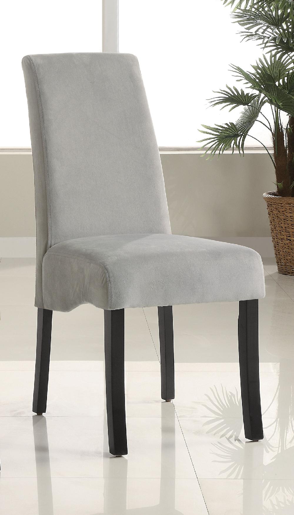 Coaster Stanton Velvet Upholstered Dining Side Chair Grey (Set Of 2)