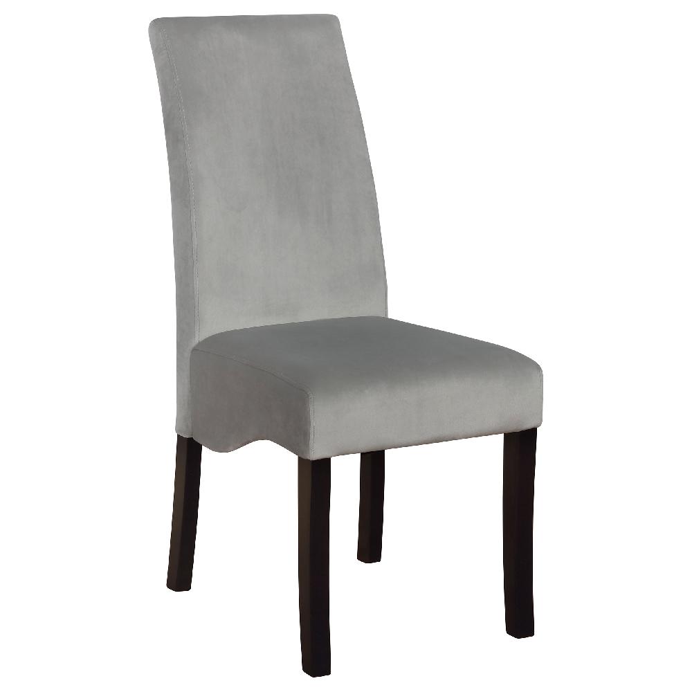 Coaster Stanton Velvet Upholstered Dining Side Chair Grey (Set Of 2)